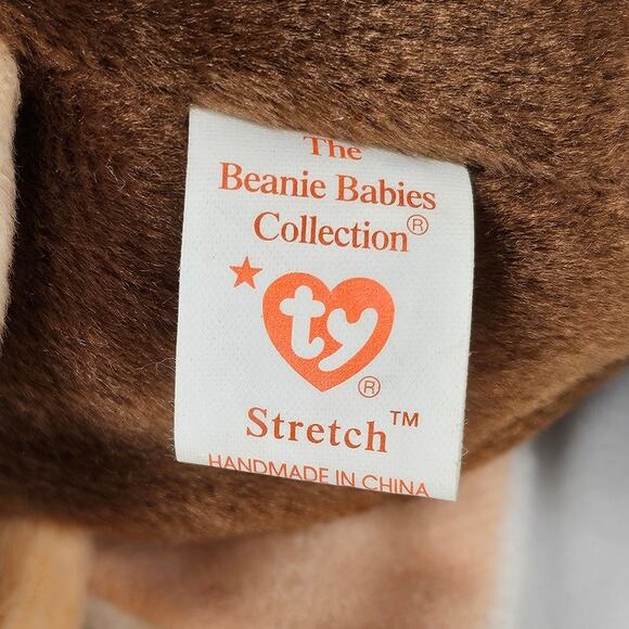 TY BEANIE BABY “STRETCH” THE OSTRICH – 1997 RETIRED PLUSH W/ TAG – PE PELLETS - Picture 6 of 10